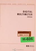 Hewlett Packard-Hewlett Packard 4260A, Universal bridge 601-602, Operations Service and Electrical Manual 1979-4260A-01